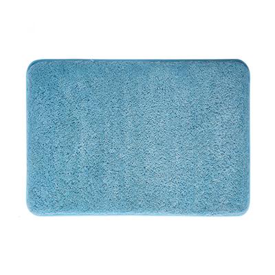 China Sustainable Blue Gold Mat Fashion Washable Bathroom Rug, Design Bath Door Bath Mat Carpet For Kid Bathroom for sale