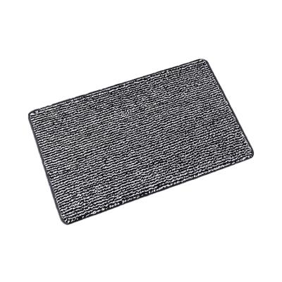 China Print Shaggy Material Hard Child Trap Waterproof Dirt Thank You Coral Fleece Stair Indoor Custom Floor Mat Customizable for sale