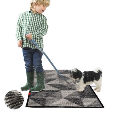 China Washable Custom Made High Quality Indoor Classic Anti Slip Coil Plain Premium Door Mat for sale