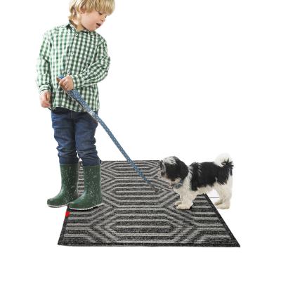 China Washable Carpet Mat Non Slip Office High Quality Black Black Door Mat for sale