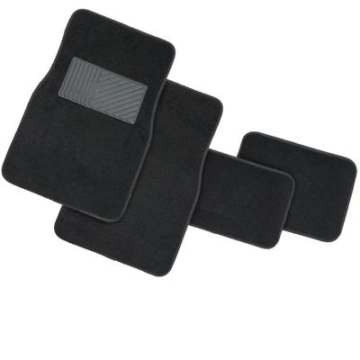 China Stain resistant universal four piece PVC car foot pad non slip foot pad for driver and passenger car foot pad is durable in four seasons for sale