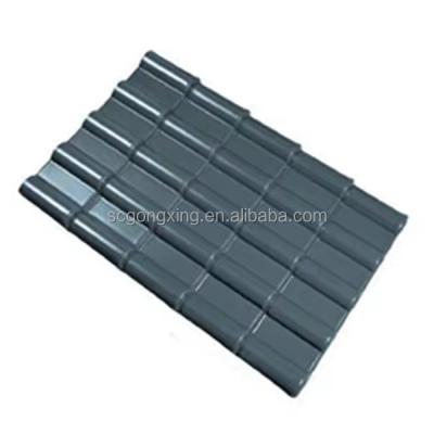 China Environment Friendly Top quality colored synthetic ASA resin roof tiles in China for sale