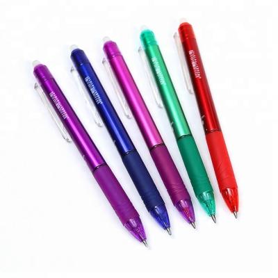 China Gift--Wholesale Promotional Custom Click Temperature Stationery Pens Erasable Gel Pen with Erasers for sale