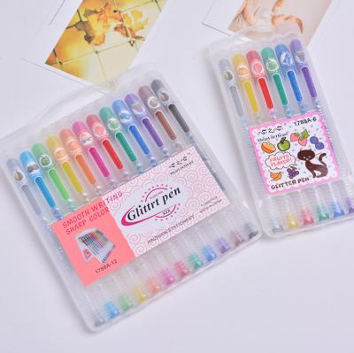 China Scented Instant Pen Highlighter Color Gel Pen Normal Boxed For Students Kids for sale