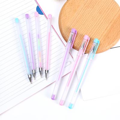 China Office & School Pen Gorgeous and fresh square neutral gouache color rainbow ball highlighter water chalk student stationery for sale