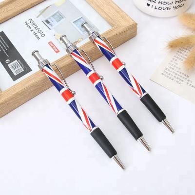 China Pen Wholesale Promotional Pen Making Kits National Flag Logo High Quality Pen for sale