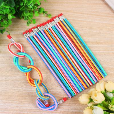 China Office & School Pencil High Quality Creative Magic Colored Pencil Soft Deformable Bendable Collapsible Black Pencil for sale