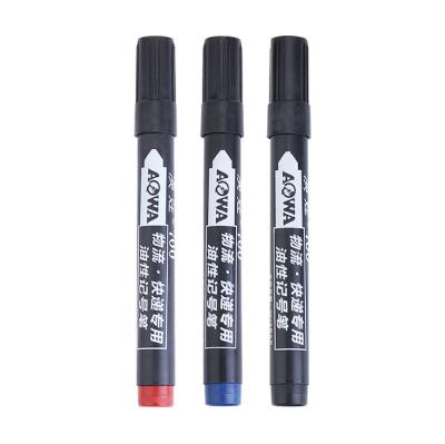 China Best Fabric Permanent Oil Base 3 Color Indelible Ink Quick Drying Permanent Marker Pens 15CM for sale