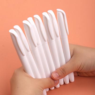 China Environmentally Friendly Liquid Water Soluble Chalk Pen Marker Large Size White Stationery Stationery Erasable Whiteboard Pen for sale