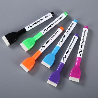 China Environmentally Sale Promotional Kids Colored Whiteboard Marker 6 Colors Erasable Whiteboard Marker Set for sale