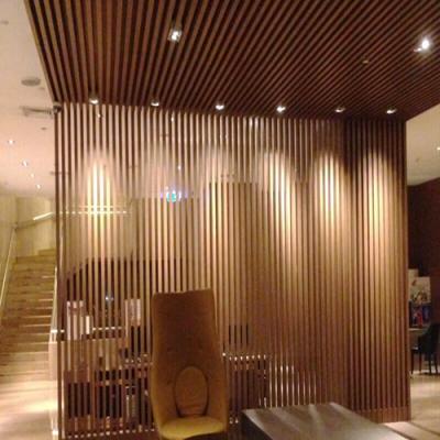 China Artistic Aluminum Ceiling System Partition Wall Cladding Metal Ceilings Acoustic Ceiling Panel for sale