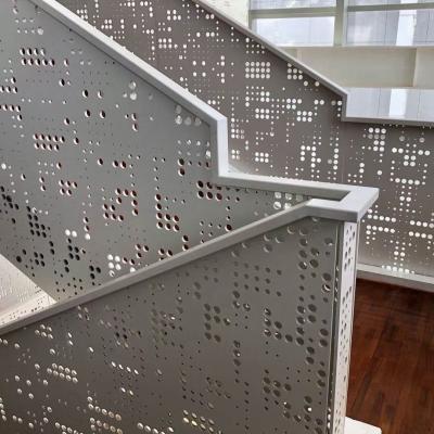 China Modern Exterior Aluminum Perforated Cladding Aluminum Veneer Metal Curtain Wall Facade Panel for sale