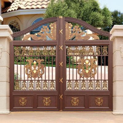 China Easily Assembled Metal Gate Design Aluminum Base Track For Exterior Gate And Fence Panel for sale