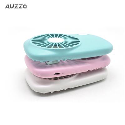 China White Auzzo Small Pocket Fan / OEM Mini Portable Pocket Fan Pocket Rechargeable Battery Adjustable Light Fan for sale