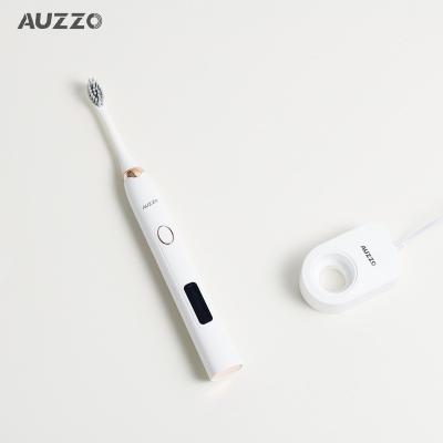 China AUZZO Household Private Label Electric Led Toothbrush UV Whitening Waterproof Led Light Whitening Electric Toothbrush for sale