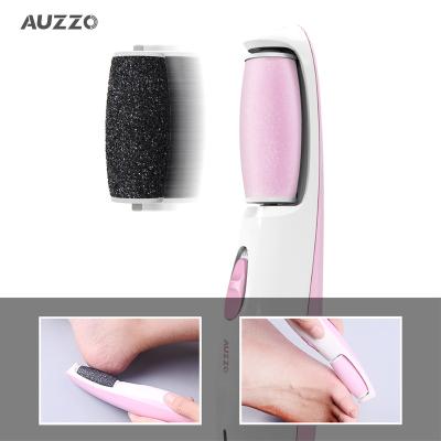 China AUZZO 2022 New Product Waterproof Electric Foot File Clean Tools Feet Care Refillable Callus Remover For Hard Cracked Skin for sale