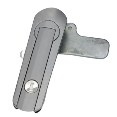 China Ab402 Stainless Steel Zinc Alloy Flat Lock Used In Exterior Cabinet Die-casting Body Cabinet Swing Handle Lock for sale