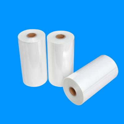 China Moisture Proof Made in China Cross Linked POF Shrink Film / Center Ply Film Single Wound Plastic Roll for sale