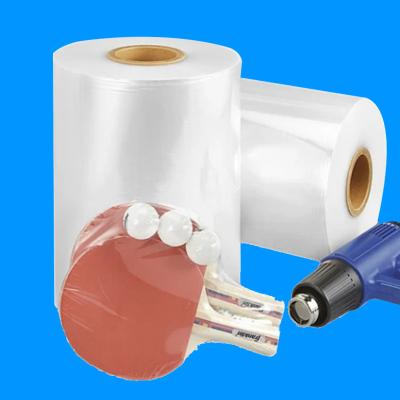 China Packaging material POF shrink film polyolefin shrink film moisture proof center folded pof shrink film for sale