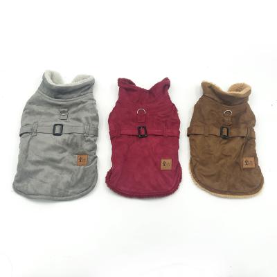 China Hot Sale EU Dog Coat Fleece Sustainable Design 2019 New COTTON-PUFFED CLOTHES Fleece Jacket Custom To Accept for sale