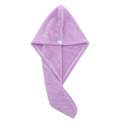 China Eco-friendly Custom Hair Towels Colorful Terry Cloth Turban Microfiber Anti Frizz Hair Turban Towel for sale