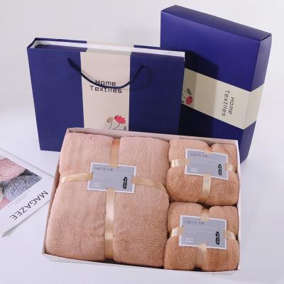 China Home Cheap Soft Luxury Colorful Bath Towel Polyester Bath Towels Bath Towel Set for sale