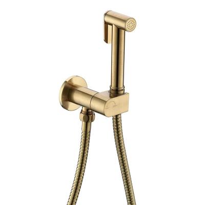 China JAEE Bathroom Accessories Handheld Brass Toilet Bidet Sprayer Faucet Sprayer Brass Handheld Sprayer for sale