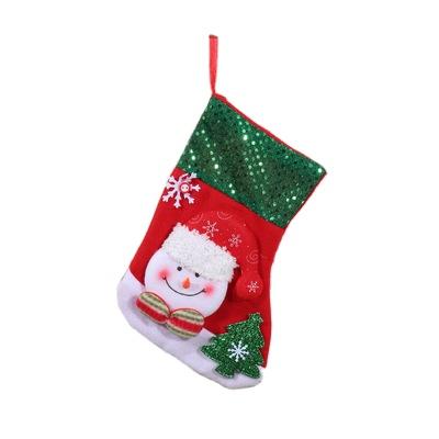 China Popular Christmas Gift Christmas Decorations Santa Claus Knocks Christmas Tree Christmas Snowman Candy Gift Bag Hanging for sale