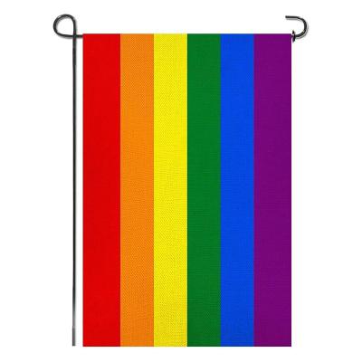 China Custom Pride Garden Flag Party Decorations Rainbow Festival Celebration Flag Bunting Gay Girl Pride Flags for sale