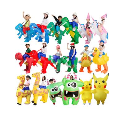 China Kids Dinosaur Eco-friendly Funny Walking Adult Master Drawing Custom Model Costume Inflatable Costume Christmas for sale