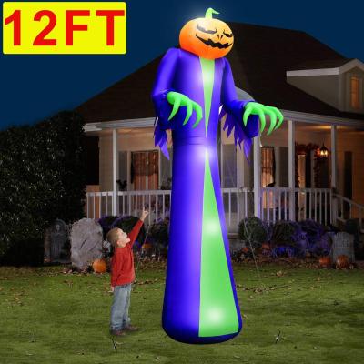 China Hot Selling Funny Walking Cute Pumpkin Kids Eco-friendly Halloween Fancy Dress Ball Inflatable Animal Costumes For Party for sale