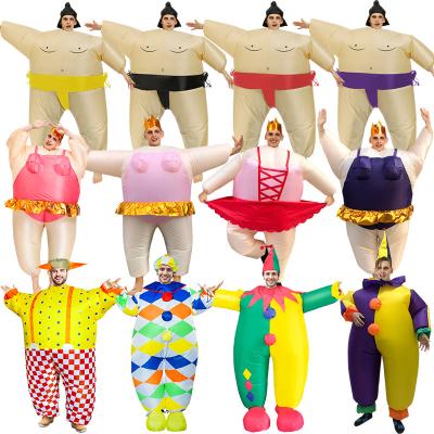 China Eco-friendly Inflatable Ballerina Costume For Men Adult Women Fat Halloween Fancy Dress Costume for sale