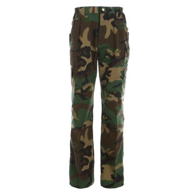 China Anti-pilling Fronter Woodland Camouflage Cargo Pants For Men for sale