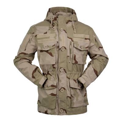 China Customized Waterproof Camouflage Military Army Desert Combat Viable Tactical Field Jacket for sale