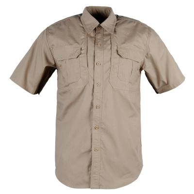 China Handmade Breathable Tactical Shirts 35 TC 65 Short Sleeve Shirt for sale