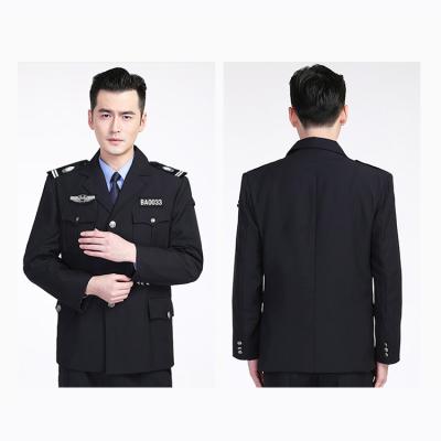 China Military Officer Police White Royal Navy Breathable Uniform With Badge for sale