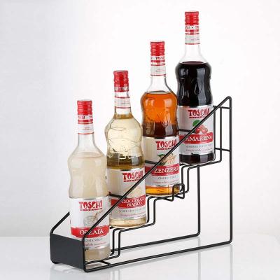 China Serious Kitchen Newly Viable Metal Syrup Bottle Rack For Display for sale