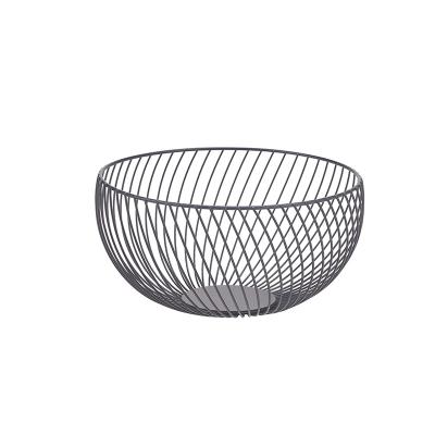 China Nordic Viable Desktop Metal Mesh Fruit Basket /Bowl for Vegetable Storage for sale