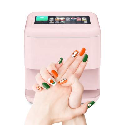 China Mobile Smart Printer Nail Printing Machine Smart DIY 3D Digital Art Nail Printer Nail Printer Machine for sale