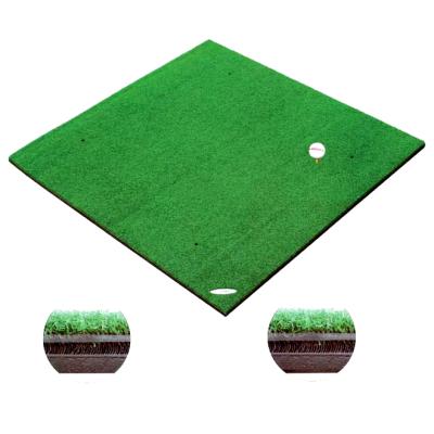 China Long Durable Commercial Grade Shock No Bounce Driving Equipment Club Floor Mats Rubber Golf Practice Mat for sale