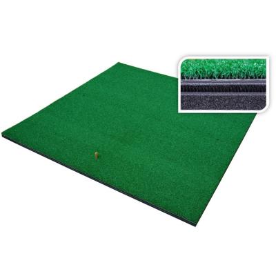 China Long Durable Factory Customized Single-Hit Synthetic Grass 3D Golf Practice Mat for sale