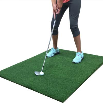 China Long Durable High Density Customized Nylon Grass Golf Ringed Mats for sale