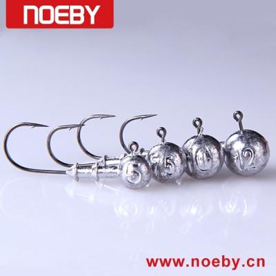 China Saltwater & Freshwater Fishing Noeby Fishing Accessories Hook Bottom Jig Head For Soft Lure for sale