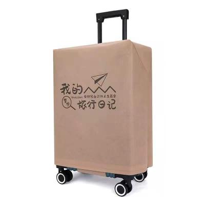 China Waterproof Custom Dustproof Luggage Suitcase Nonwoven Fabric Logo Cover Device for sale