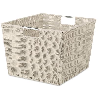 China 100% Sustainable Wholesale Hand - Woven Desktop Rattan Storage Baskets for sale