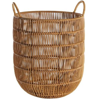 China Eco-friendly modern simplicity pp furniture clothing bag laundry basket kidsToy plastic laundry basket eco-friendly for sale