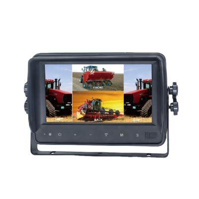 China 7 Inch Waterproof Touch Screen HD Car Quad-View Vehicle Monitor System for sale