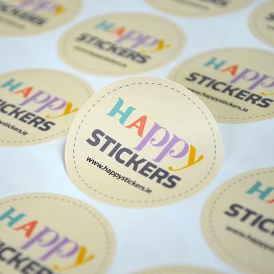 China Custom Cheap Sticker Logo Printing Label Custom Stickers Factory Brand Use Custom Stickers for sale