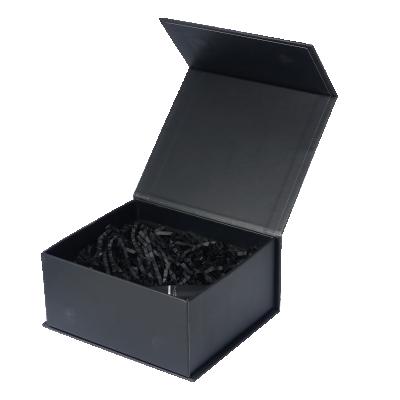 China Recyclable Custom Black Cardboard Gift Mailer Boxes Shipping Packaging Boxes for sale