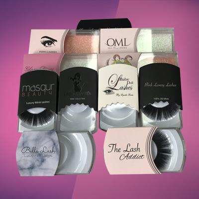 China Create your own eyelash packaging logo gift boxes make your own product packag box carton manufactur for sale